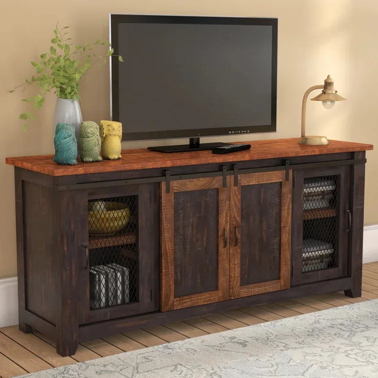 TV cabinet living room furniture coffee table TV cabinet combination small apartment audio-visual cabinet