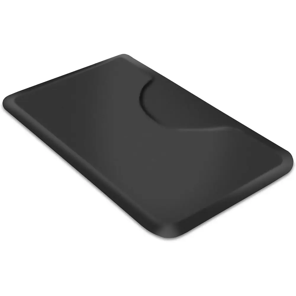 Anti-Fatigue Floor Mat for Barber Chairs - 7/8 Thick, Black