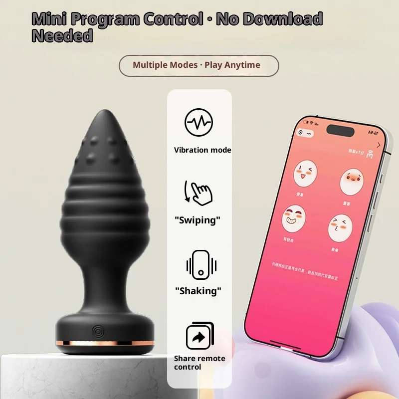 لاسلكي للتحكم عن بعد المكونات الشرج جهاز تدليك للبروستاتا التدفئة الاهتزاز الفناء الخلفي الذكور القفز البيض النشوة الجنسية الشرجية