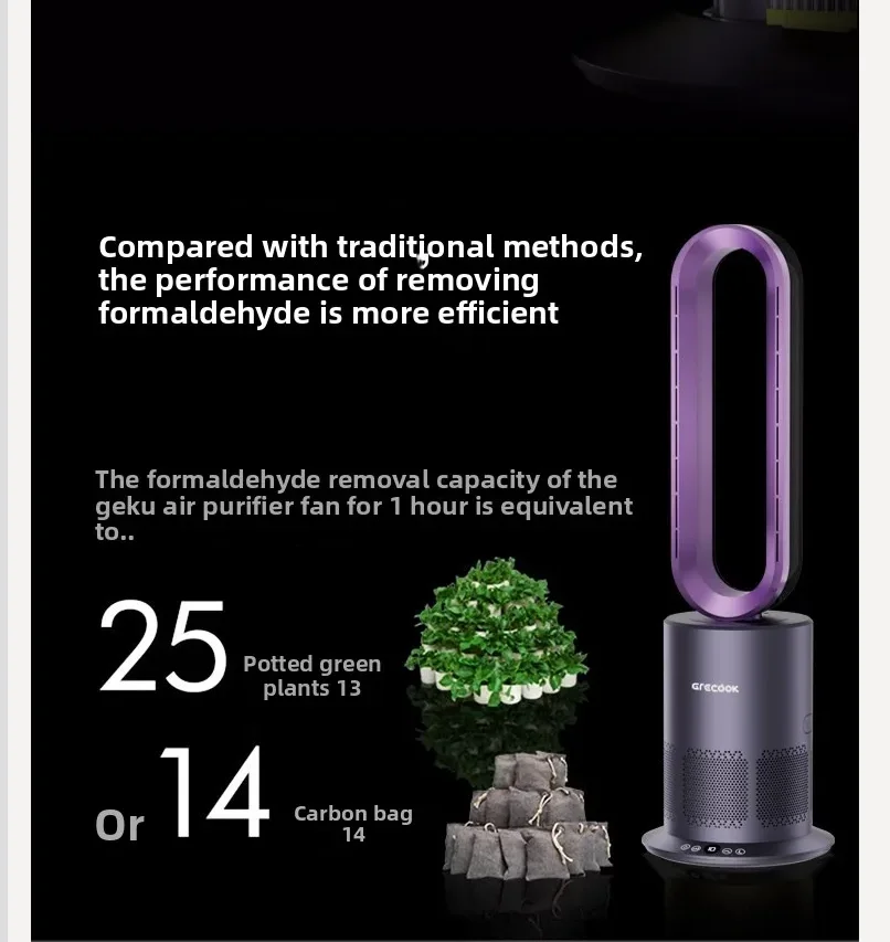 Guku 2-in-1 Bladeless Fan & Heater - usage example