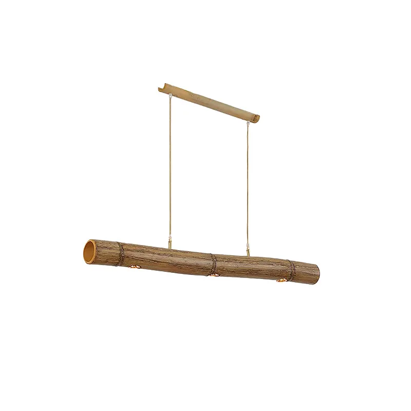 

Chinese restaurant bar bamboo tube restaurant lamp