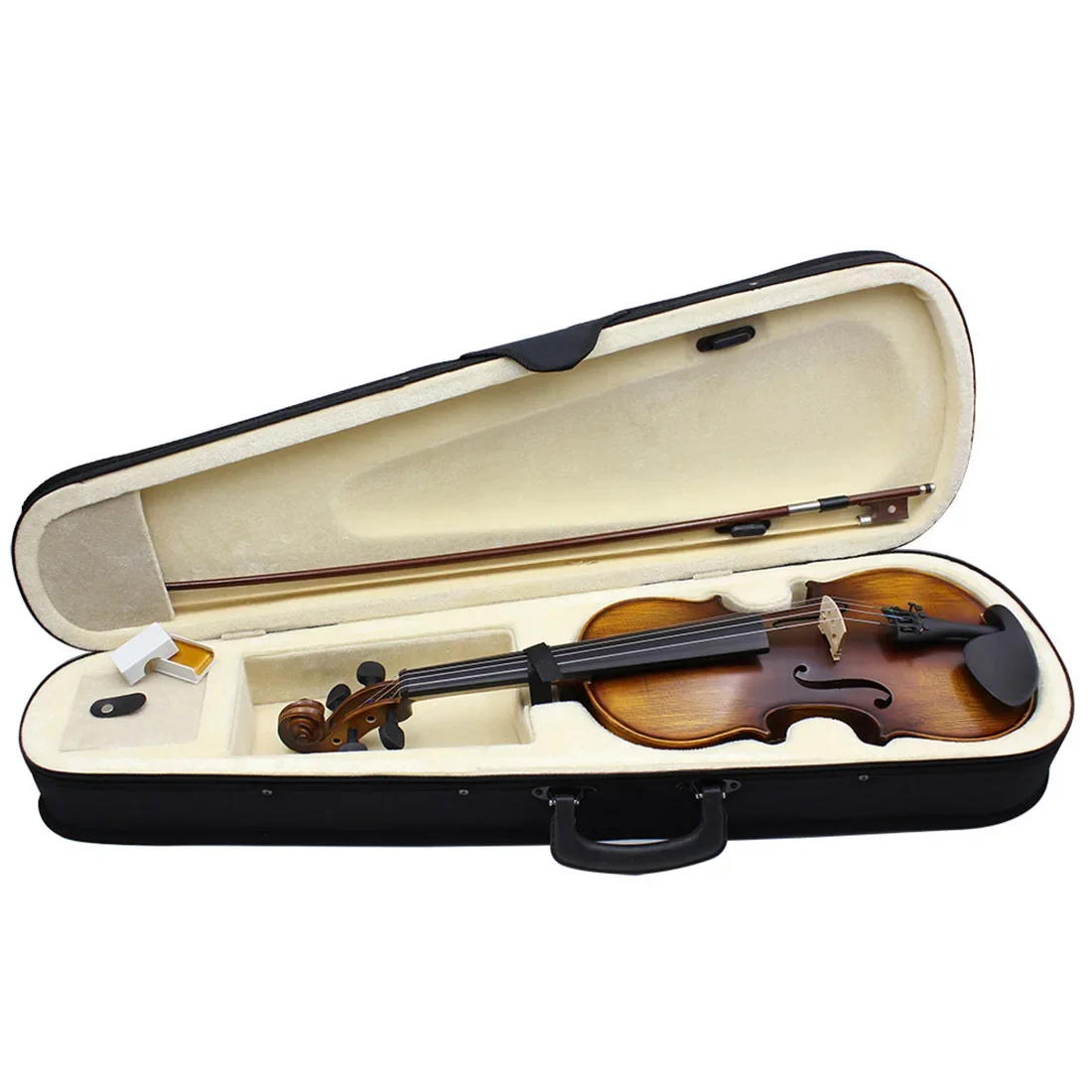 

Vintage violin, spruce solid wood violin, beginner adult playing matte violin