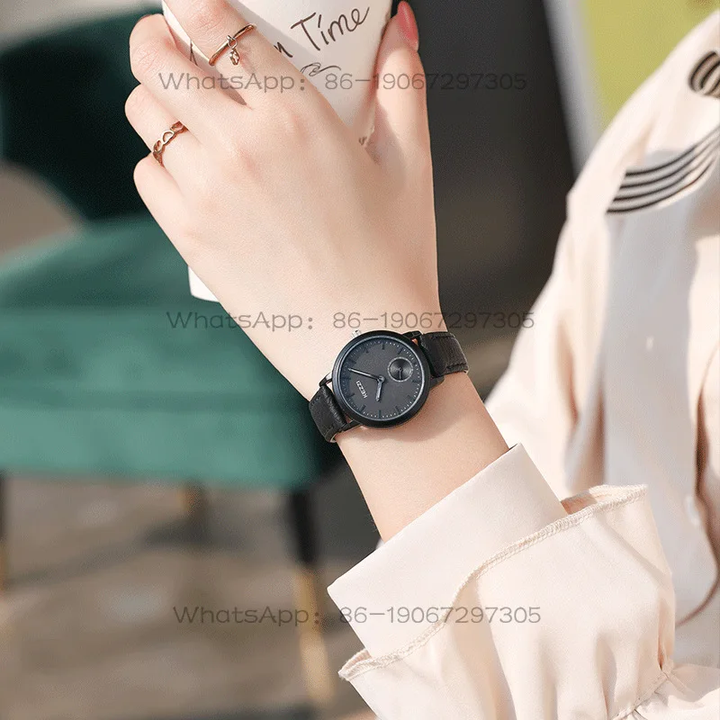 Customized watch couple large dial watch simple fashion atmosphere student quartz watch trend waterproof