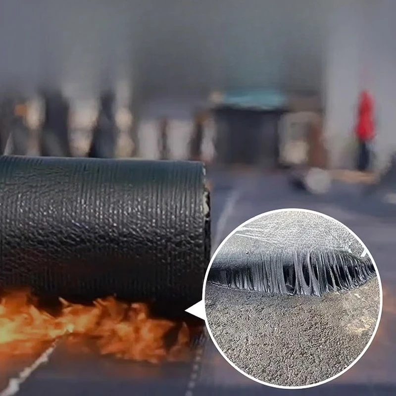 

Polyester tire modified asphalt hot melt felt, waterproof membrane roof leak repair material