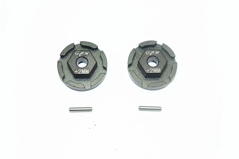 GPM-Adaptateur hexagonal en aluminium pour TRAXXAS Rustler, 4tage, Vxl, + 2mm