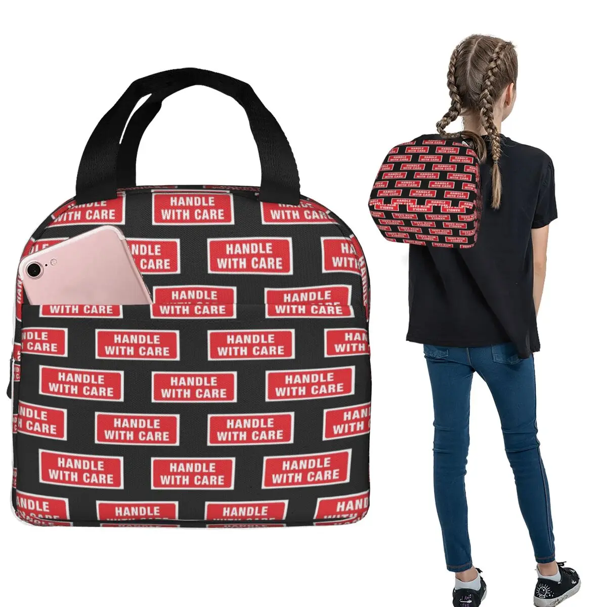 

Funny Human Organ For Transplant Insulated Lunch Bag for Women Kids Leakproof Food Boxes Thermal Lunch Box Tote