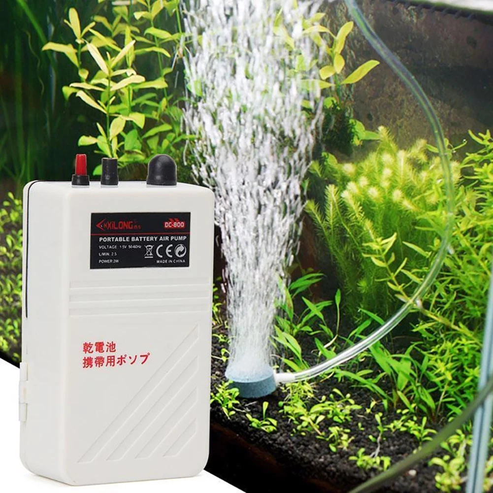 

Household Supplies Portable Aquarium Dry Battery Operated Aerator Air Pump for Outdoor Fishing Fish Aquatic Pet Supplies