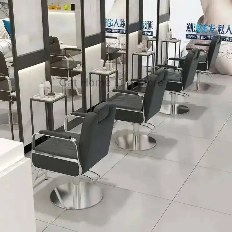 الكراسي الدورية تصفيف الشعر الجمال الحلاق تصفيف الشعر كراسي صالون البراز ارتفاع قابل للتعديل سيلا دي باربيرو تصفيفة الشعر #3