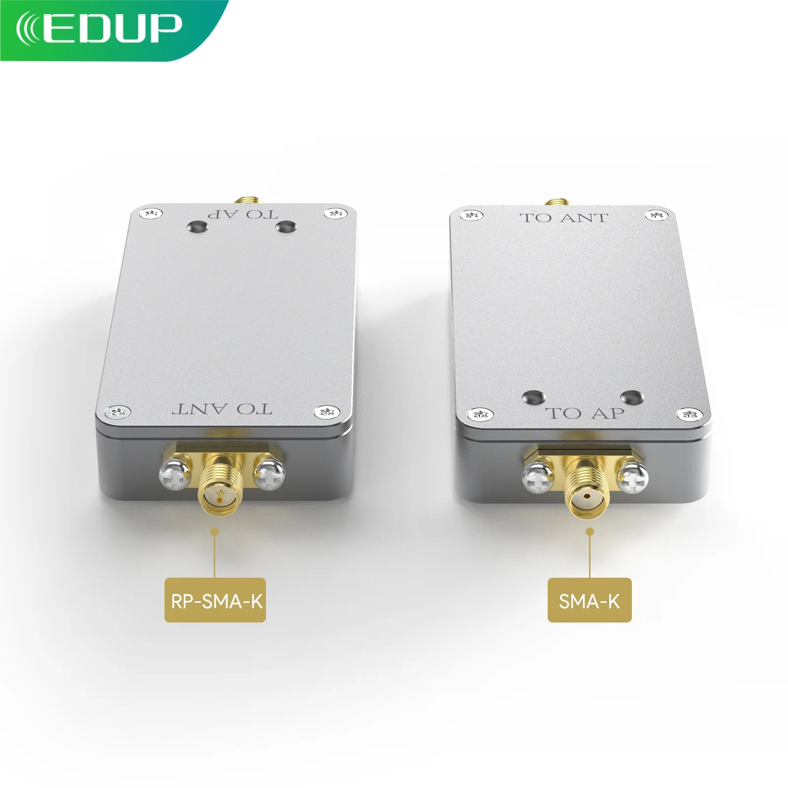 

EDUP EP-AB092 4W 36dBm 450-550MHz Signal Booster High Gain 15dB 18dB Aluminum Alloy Housing with SMA RP-SMA Connectors