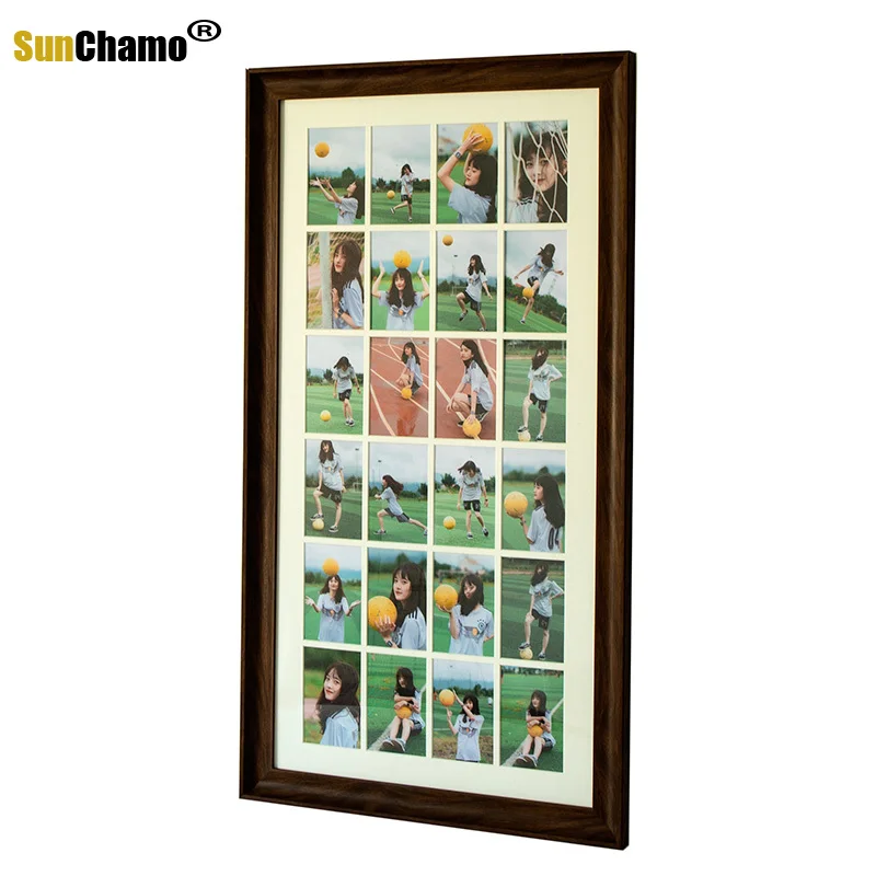 Sunchamo Rectangular Photo Frame Paperboard Mounting 6-inch 24 Wall Children's Foto Wedding Dress Printing Sofa Study 50x100CM