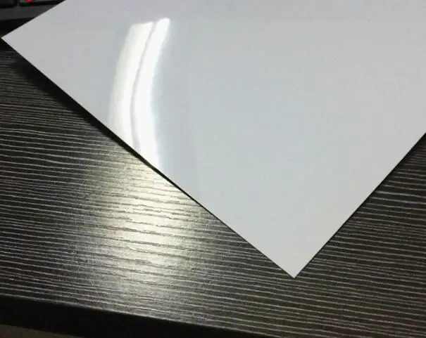 8 Pieces Glossy White Black Transparent PVC Binding Cover Acetate Sheets Thickness 250micron - You Choose Color