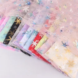 Frozen Mesh Fabric Colorful for Sewing Puff Skirt Princess Dress Cape Costume Wedding Background by Meters