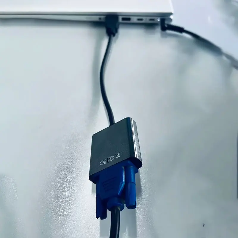 อะแดปเตอร์ DP เป็น VGA Full HD 1080P สายแปลง DP เป็น VGA หัว DP ตัวผู้ เป็น VGA ตัวเมีย สำหรับแท็บเล็ต แล็ปท็อป พีซี และทีวี