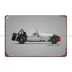 Caterham Super 7 targa in metallo Poster Cinema Garage Design Garage crea Poster in latta