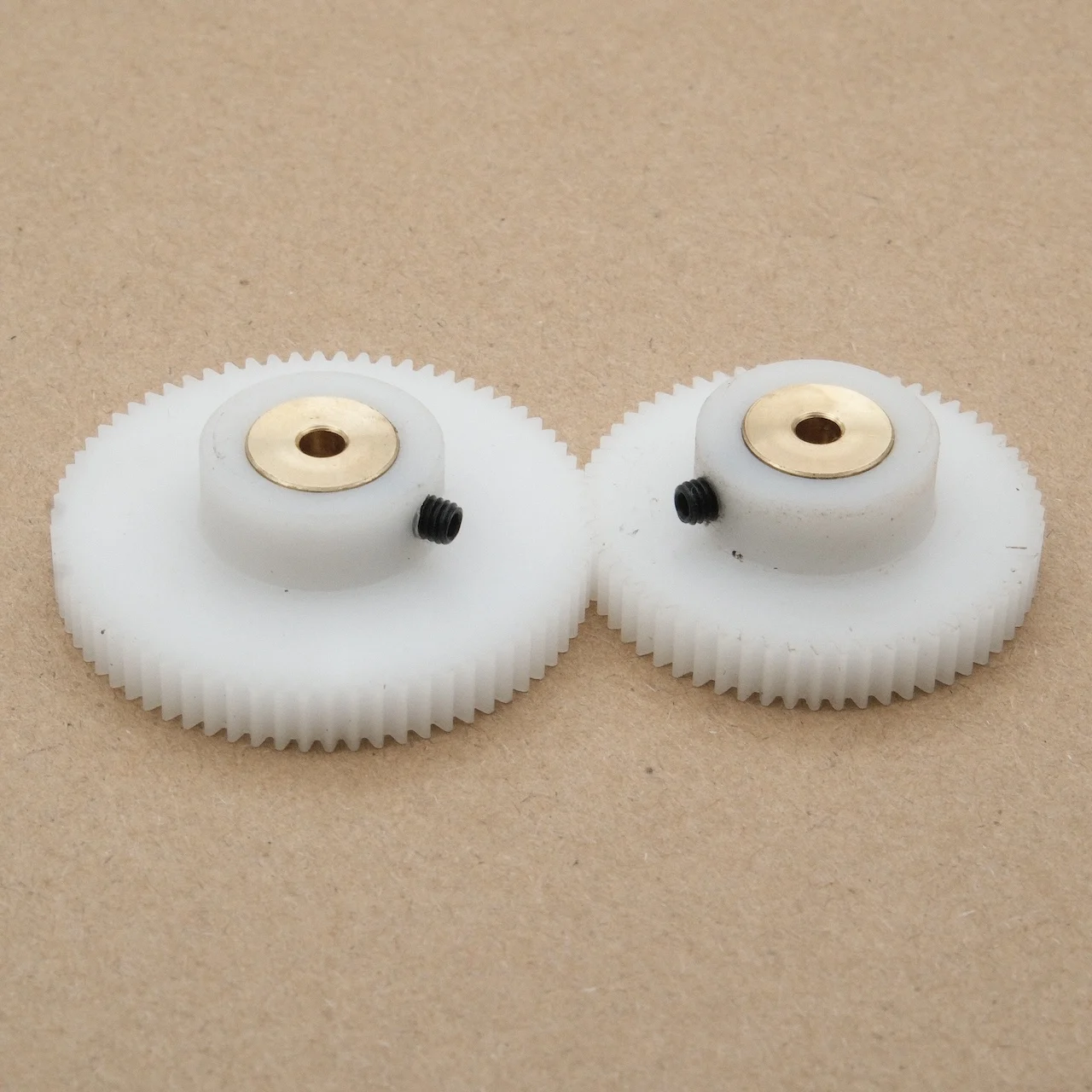0.5M 20-120 Teeth POM Nylon Spur Gear With Copper Sleeve 3-6.35mm Wear Resistant DIY Aircraft Model Parts