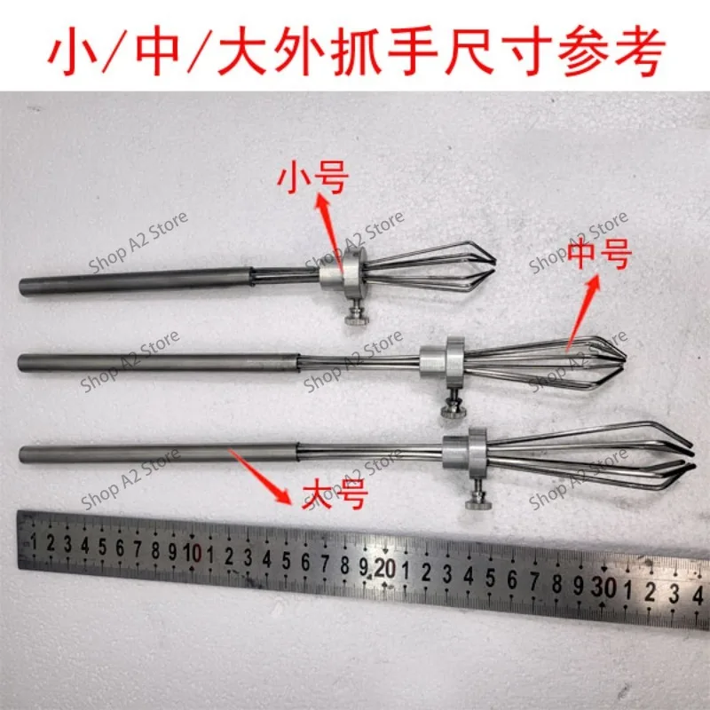 Large External Glass Blowing Gripper Lampworking Anti Scald Clamp for Glass Bottle Jar Tube