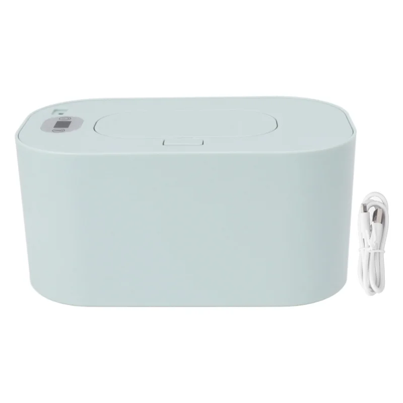 아기 물티슈 워머 USB 일정한 온도 휴대용 물티슈 히터 온도 조절 따뜻한 보관함 디스펜서 5V 화이트