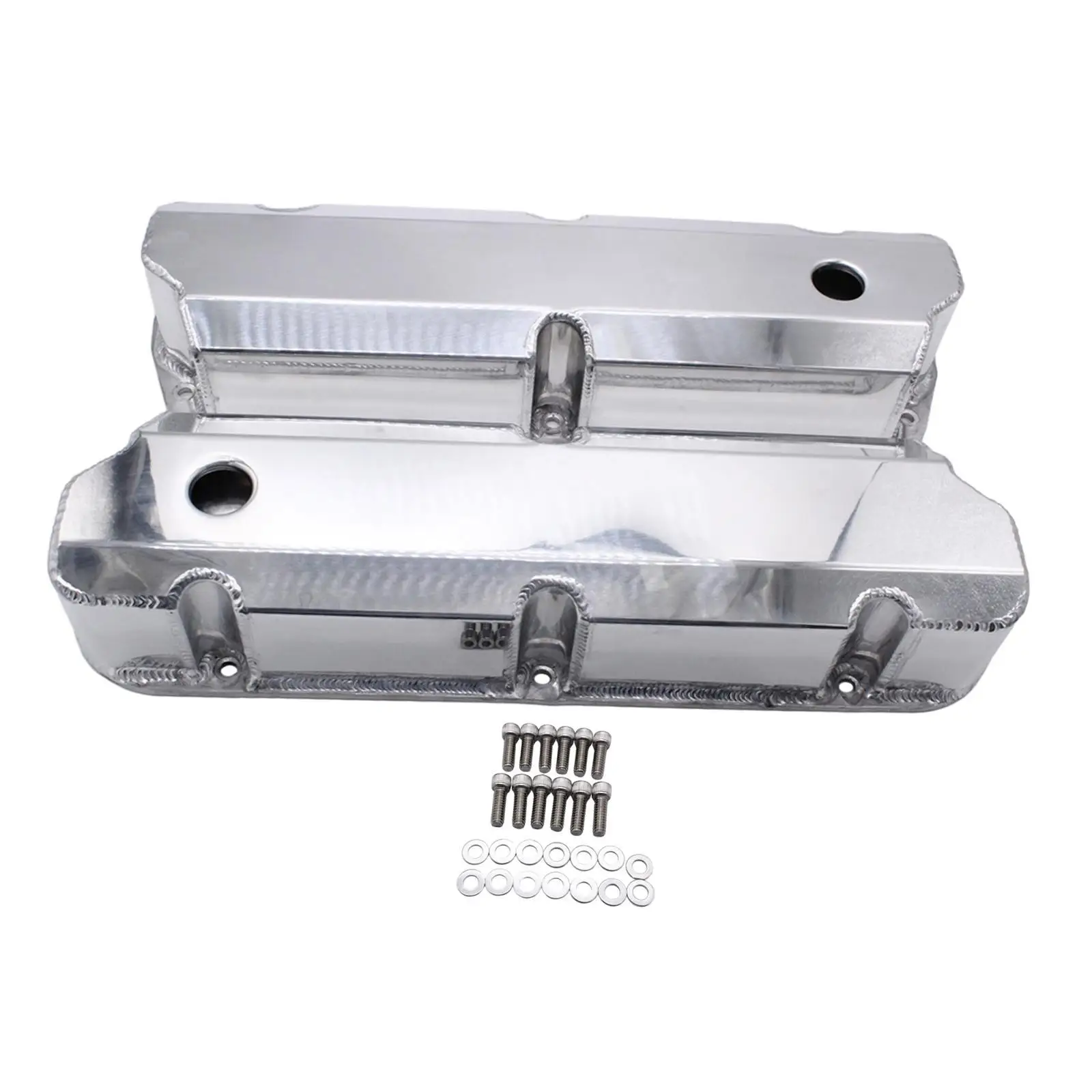 Aluminum Fabricated Tall Valve Covers for Ford Sbf 289 302 351W Sturdy