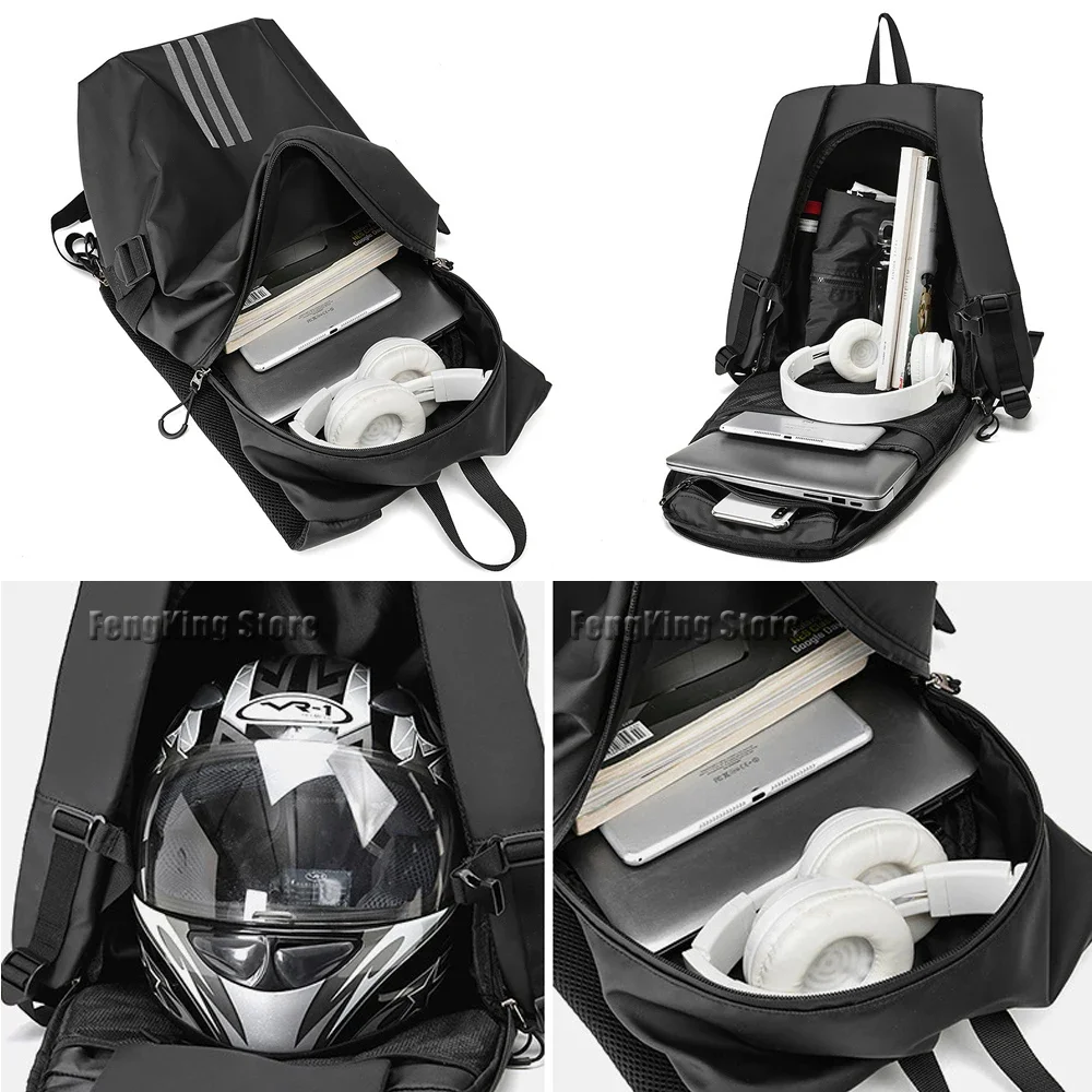 ل CFMOTO CF 650 650MT 650NK 400NK 650GT فارس على ظهره دراجة نارية خوذة حقيبة معدات السفر مقاوم للماء سعة كبيرة