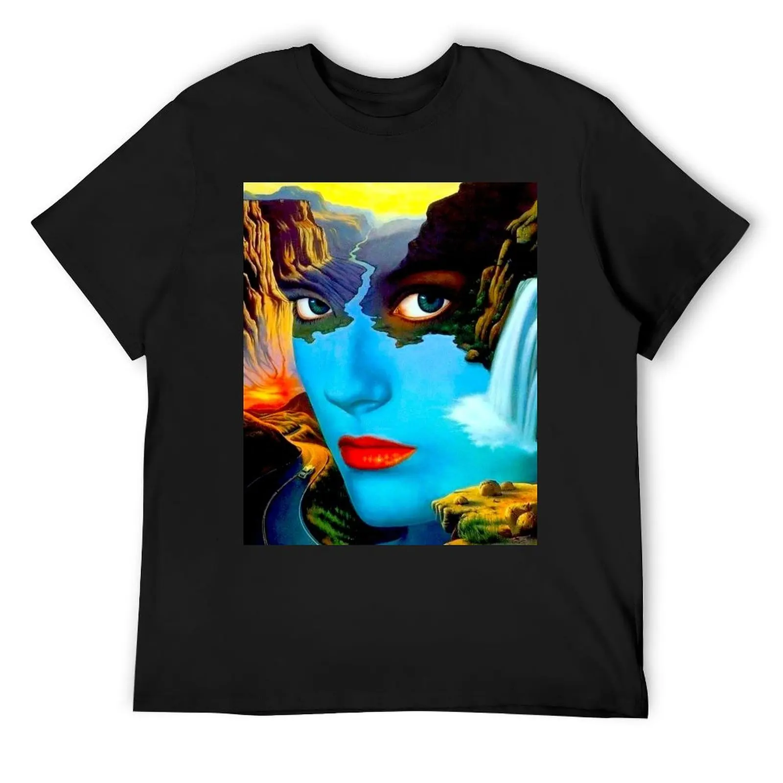 

STRESS : Vintage Surreal Abstract Psychedelic Print T-Shirt football t shirt anime figures designer shirts mens graphic t-shirts