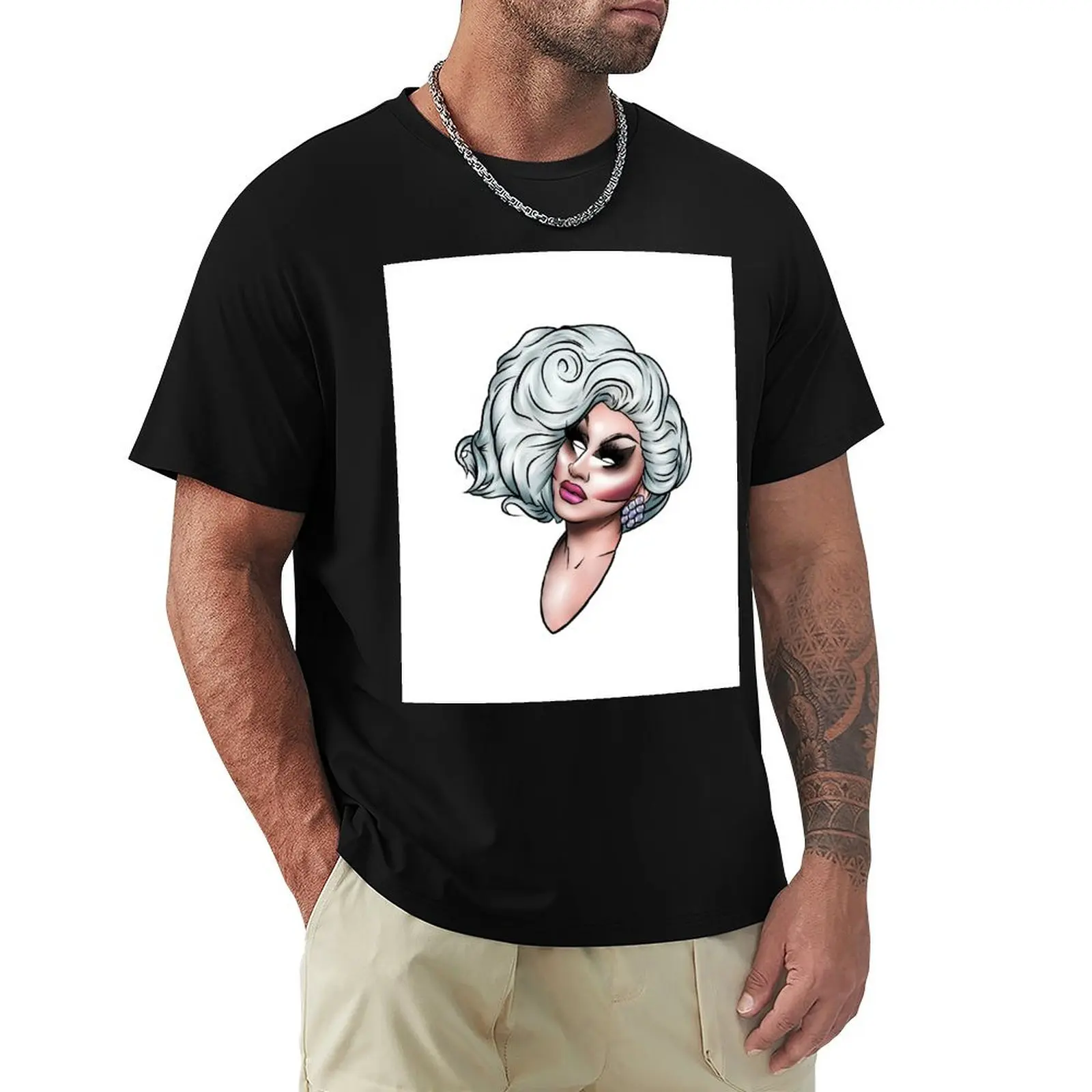 Camiseta UNHhhh Trixie Mattel, camiseta para hombre, camisetas sublime para hombre
