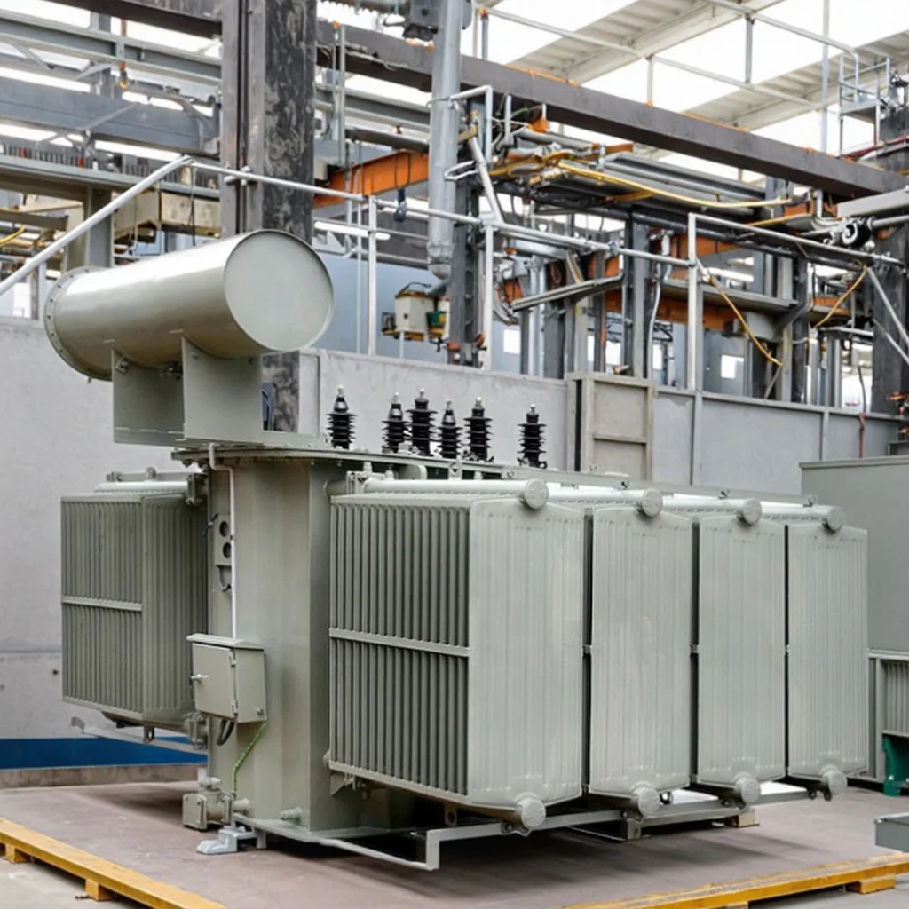 High Voltage 110kV Electrical Transformer 50 MVA 80MVA Oil Immersed Power Transformer 3 Phase Step Down Voltage Converter
