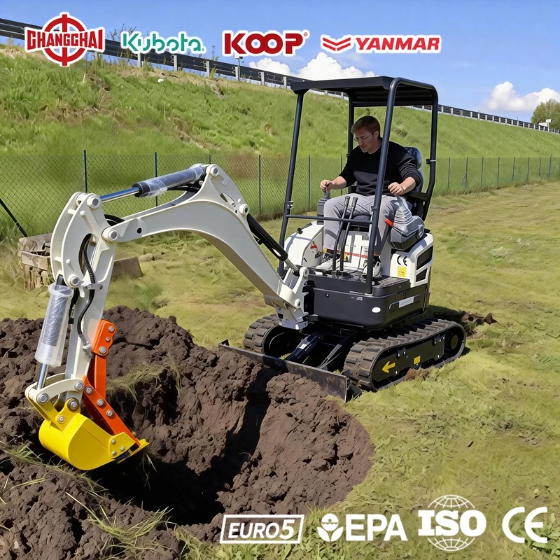 

0.8/1.8Ton mini excavator YANMAR engine Epa/Euro 5 Europe Construction Multifunctional mini excavators diesel europe