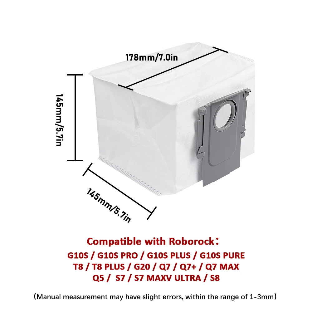 Kompatibel Für Roborock S8 S8 Pro Ultra S8 + Roboter Staubsauger Wichtigsten Pinsel Seite Pinsel HEPA-Filter Mopp Tücher staub Taschen Teile – Detail 29