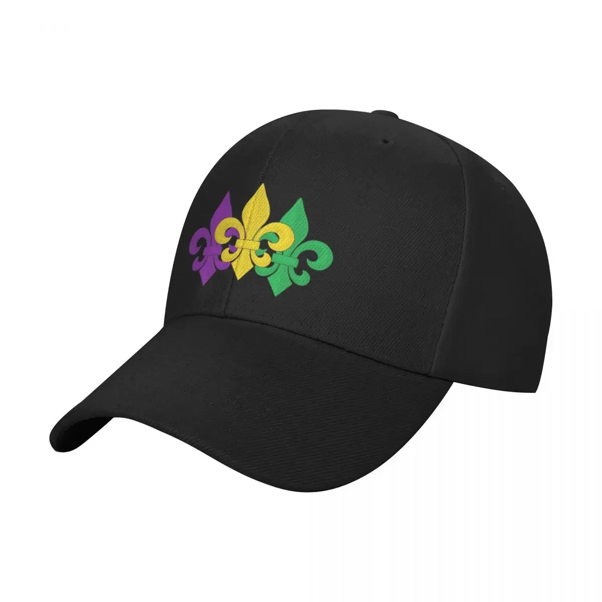 Mardi Gras Fleur-de-Lis Pattern Baseball Cap Designer Hat Luxury Cap Hip Hop Gentleman Hat Women's 2025 Men's