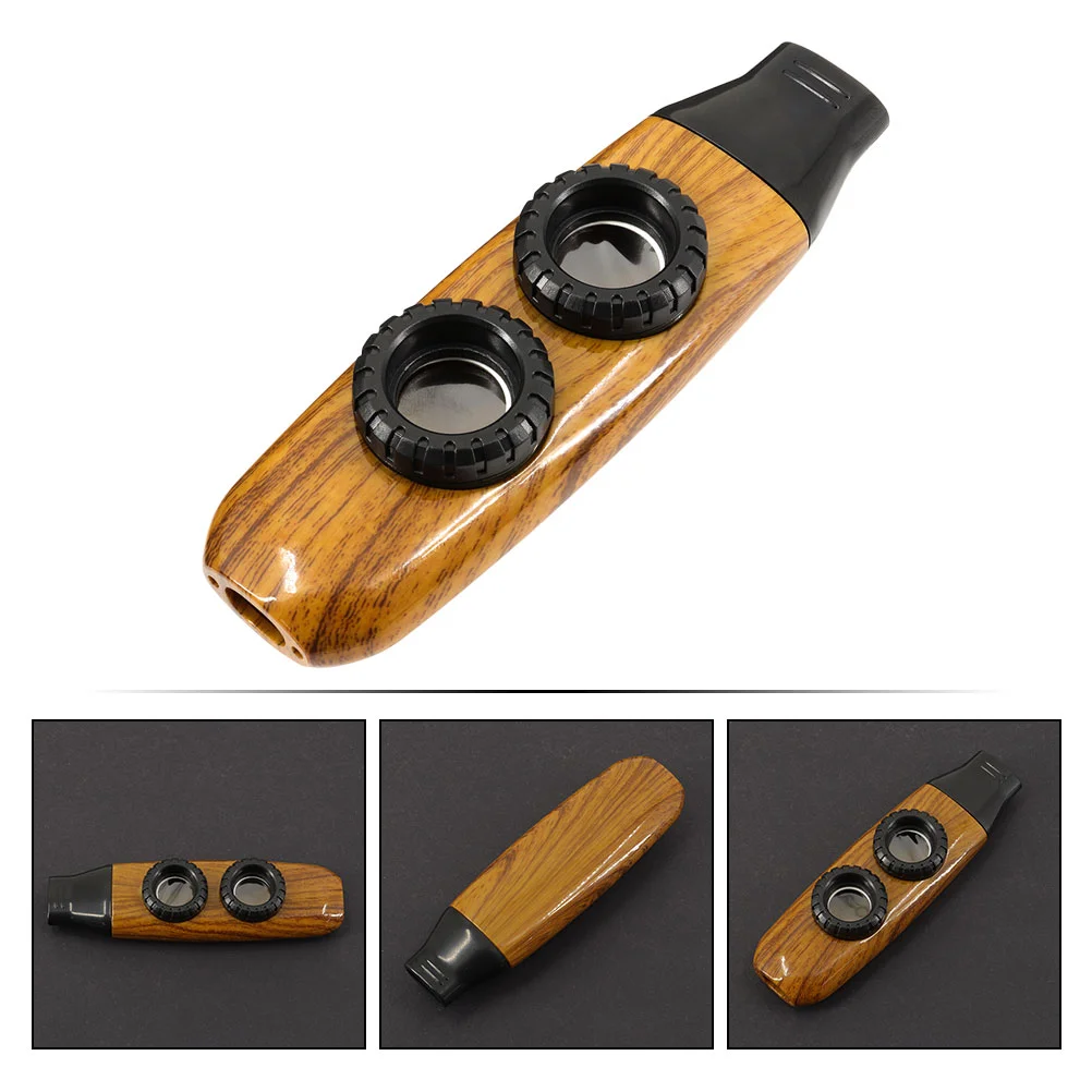 Dual Hole Kazoo Adjustable Kazoo Flute with Diaphragm for Guitars and Violins Performance kazoo toy professional kazoos