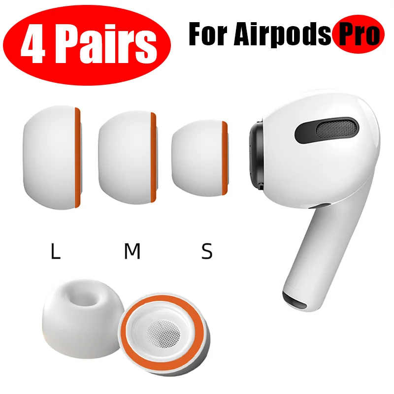 Almohadillas de espuma viscoelástica para AirPods Pro/Pro2, repuesto de silicona suave para los oídos, funda para AirPods Pro, almohadillas para los oídos