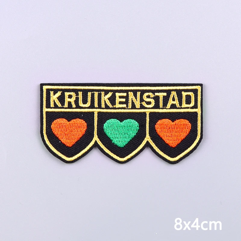 Netherland Carnival Patches Kruikenstader Emblem Embroidery Patches For Clothing Sew On Applique Tilburg Patch DIY