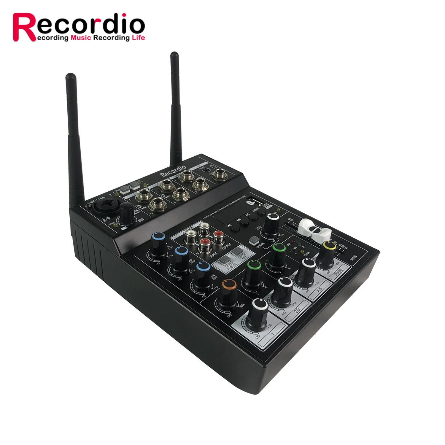 GAX-GT502 4-channel small multi-function mixer microphone one to two stage performance live microphone