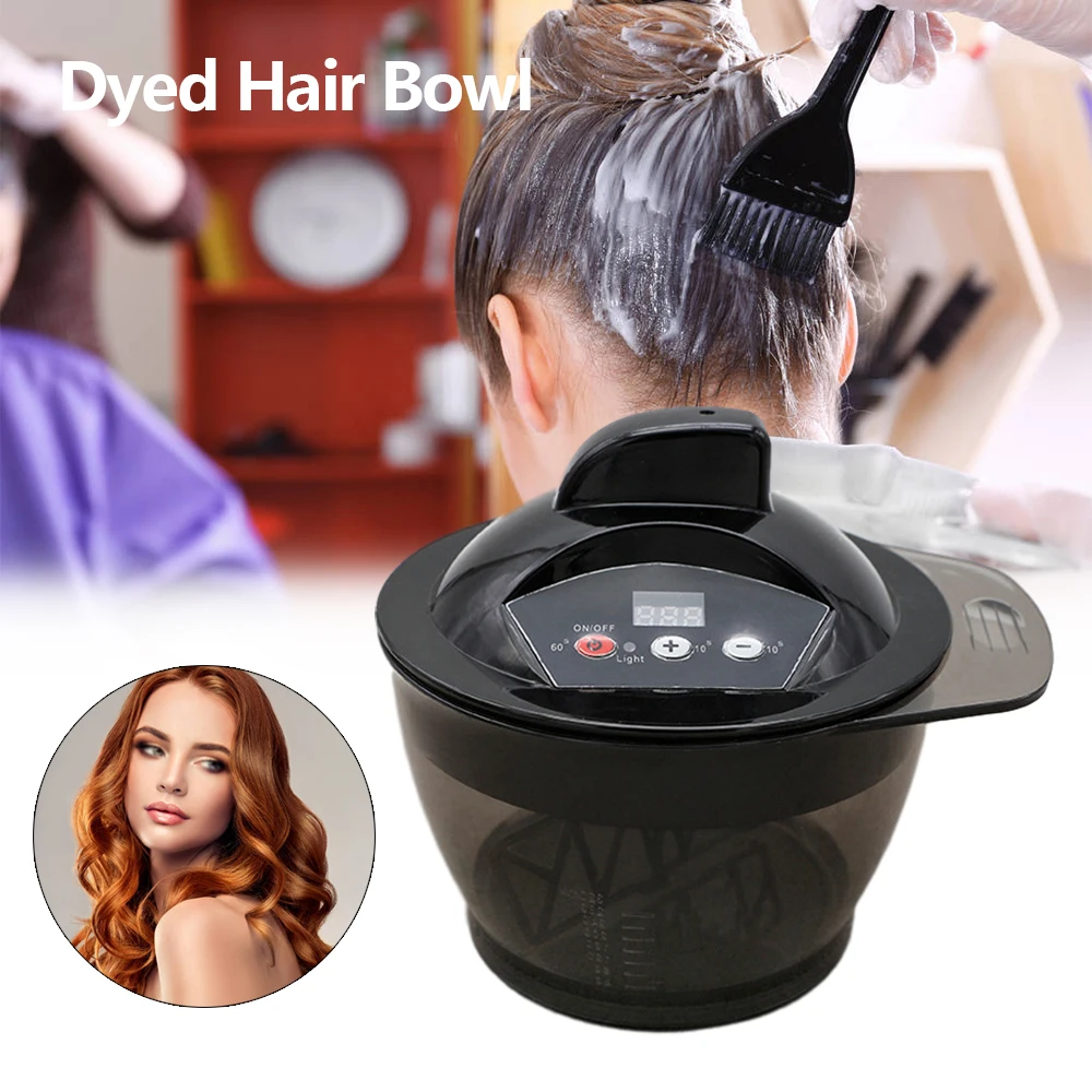 Professional Hair Color Dyeing  Electric Hair Coloring Automatic Mixer Hairs Color Cream Mixing Bowl Hairdressing Tools