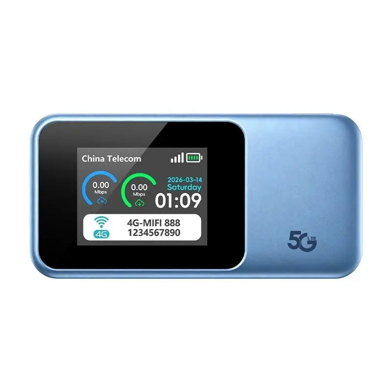 [NEW!】 Professional 4G LTE Wifi Modem Hotspot 150Mbps Wifi 6 Dual-Band 2.4Ghz+ 5.8Ghz Mobile Wifi Router Color Screen 4G