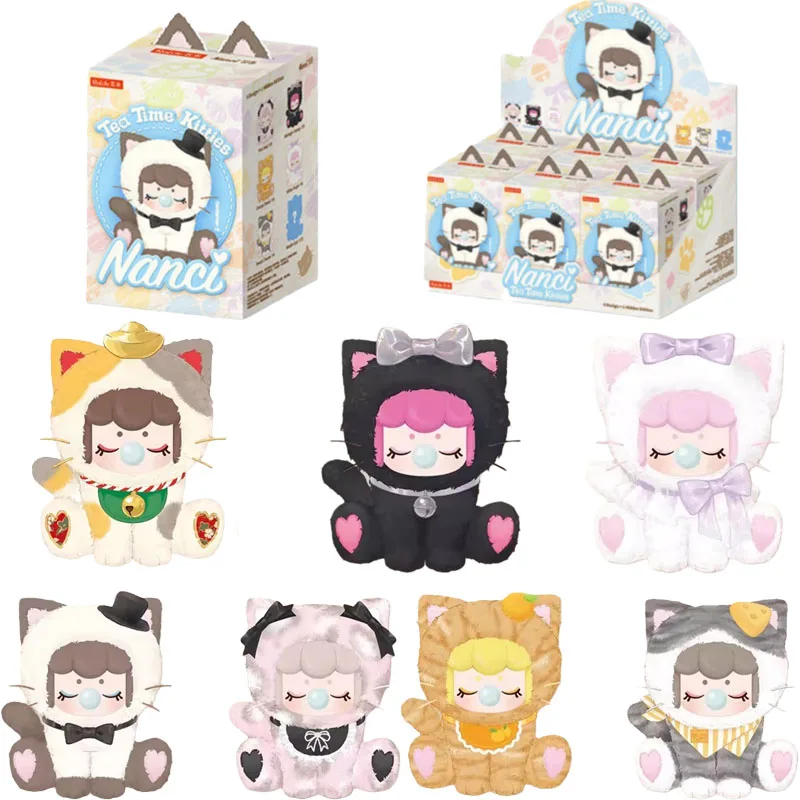 

Подлинная оригинальная слепая коробка Nanci, милый аниме-плюшевый кулон, Nanci Meow Meow, серия послеобеденного чая, слепая коробка, игрушки, коробка для догадок, подарки