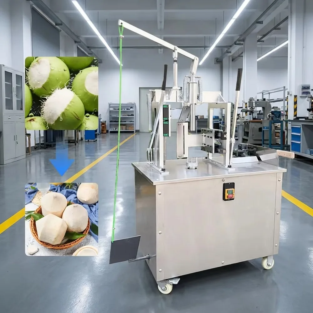 Commercial Coconut Peeling Machine Dry Green Automatic Husk Peeling Equipment for Beverage Raw Material Factory