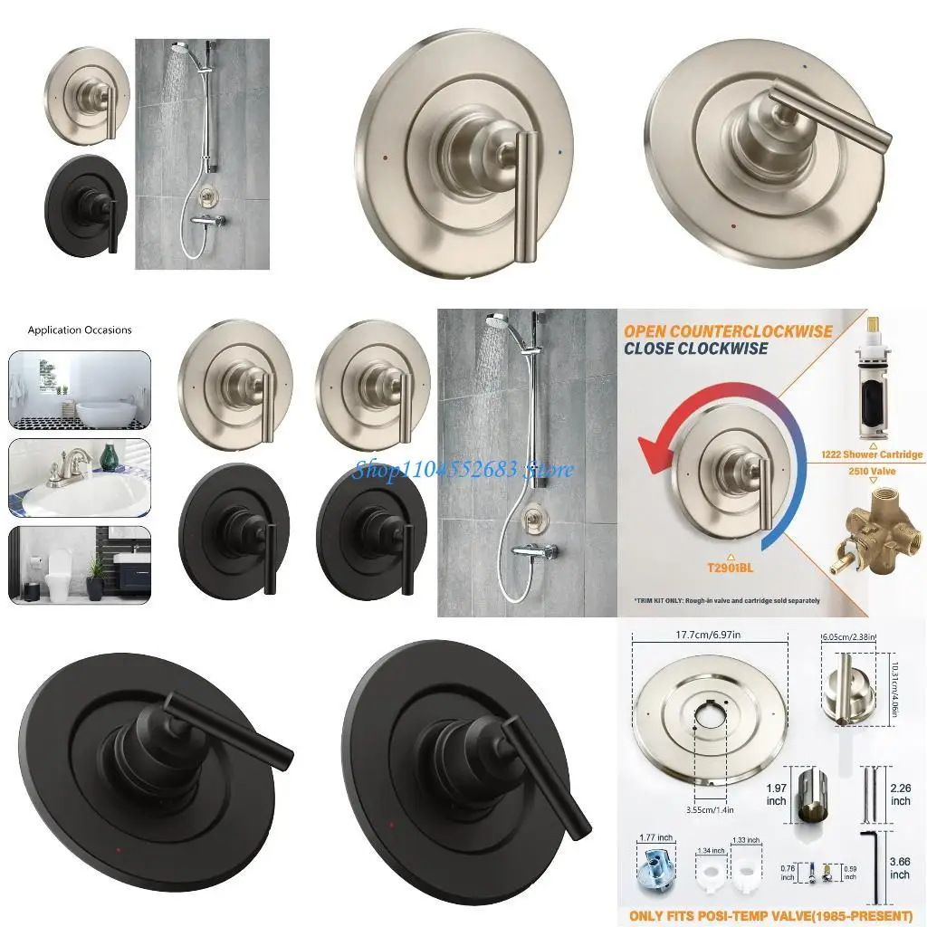 

Y6GD Современный комплект отделки душевых клапанов для клапанов балансировки давления 2520