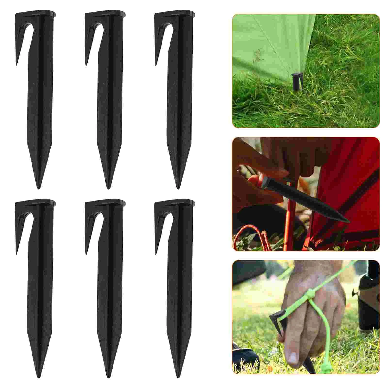 

Ground Nail Plastic Nails Outdoor Camping Supplies Landscape Tent Stakes Pegs Canopy Fixing Tools Garden Beach Tents