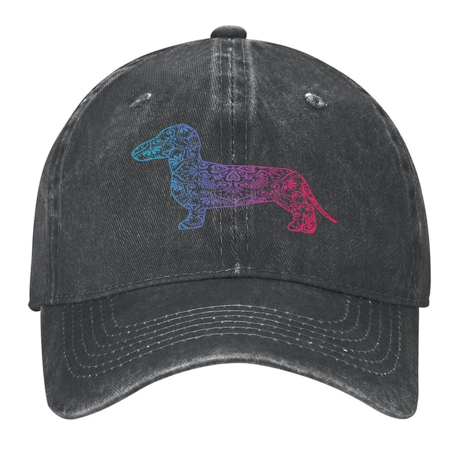 

dachshund dog lover watercolor funny dachshund ornamental gifts Baseball Cap Hat Luxury Brand Hood New Hat Caps For Women Men's