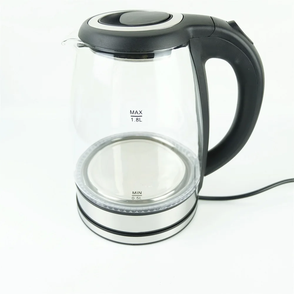 

Cordless Electric Glass Water Kettle with Temperature Control & Keep Warm Feature