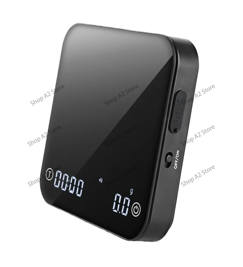 Hand brewed coffee intelligent electronic scale MINI weighing multi-function chronograph kitchen scale