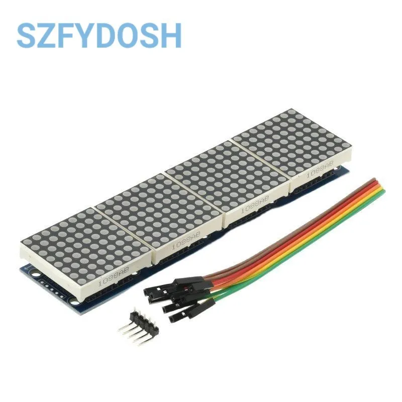 1 / 2 / 4 / 8-bit MAX7219 60×60 Dot Matrix Module Microcontroller LED Display Module For DIY KIT With Cable