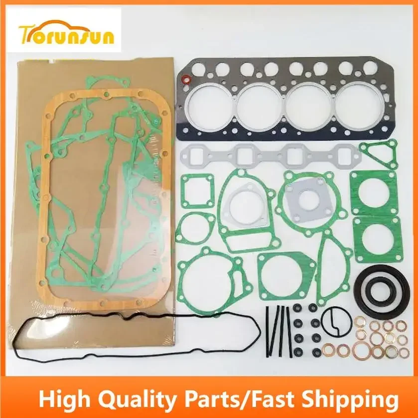 Free Shipping Engine Gasket Kit For Mitsubishi S4L S4L2 TCM Diesel forklift and Generator Set