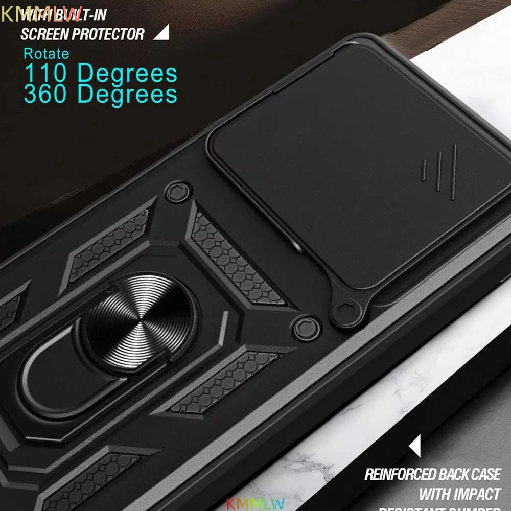 Shockproof Armor Case For Xiaomi Mi Poco F6 5G Car Holder Phone Cover For Mi Poco F6 Pro 5G Camera Lens Protection Fundas - view 3