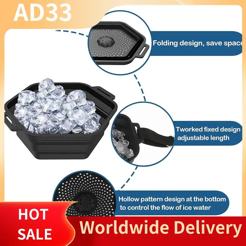 

Top Deals Portable Quick Ice Bath Kit Portable Cold Shower Foldable Kit For Muscle Recovery