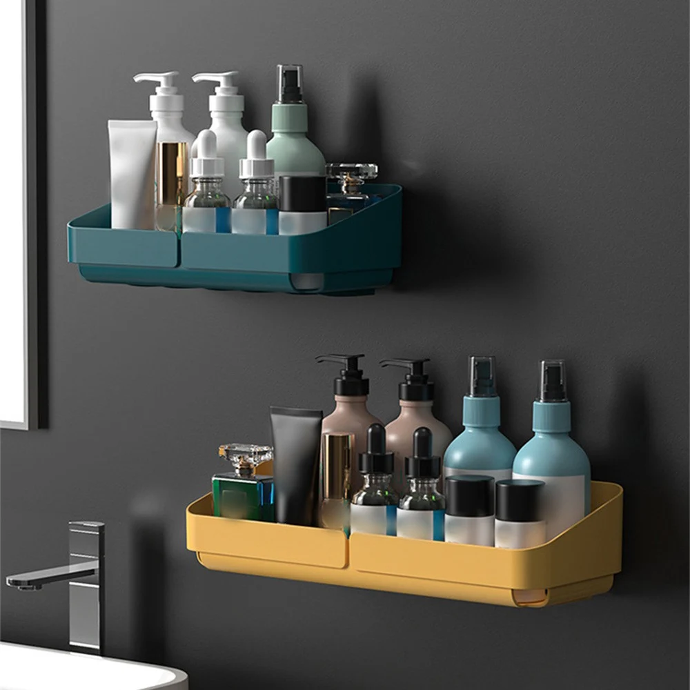 Multifunction Mellow Smooth Strong Suction Cup Sundries Shelf Not Hurt Hands Wholesale Not Easy To Drop No Punching Storage Rack