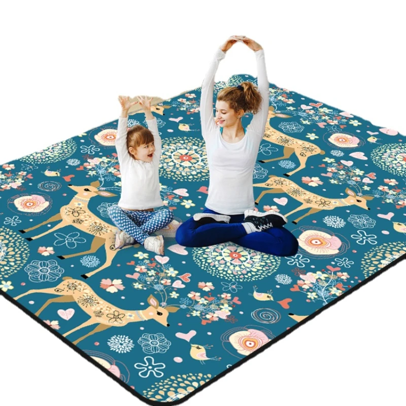 

YY Rubber Children Dance Mat Thickening, Widening and Lengthening Floor Mat Household