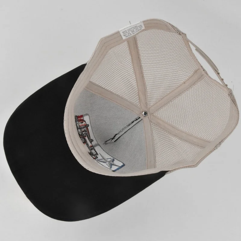 Unisex Baseball Cap Texas Embroidered Trucker Hat Mesh Hat Cap For Men Women Breathable Streetwear Summer Outdoor Trucker Cap