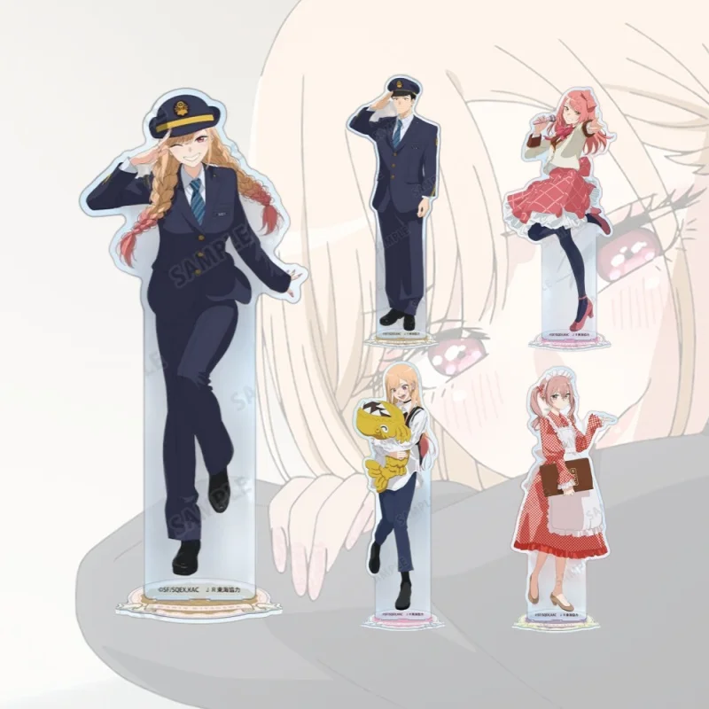 15CM Anime My Dress-Up Darling Acrylic Stand Marin Kitagawa Sajuna Inui Shinju Inui Nowa Sugaya Cartoon Keychain Gifts